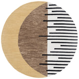 Safavieh Novelty 6'-0" x 6'-0" Rug in Brown / Beige
