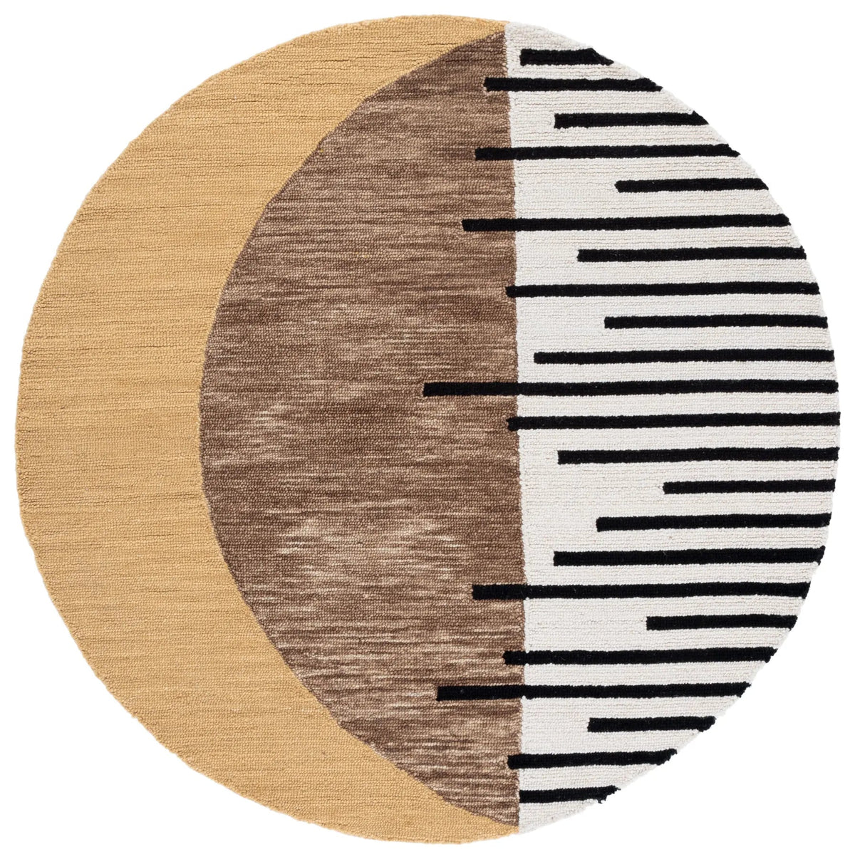 Safavieh Novelty 5'-0" x 5'-0" Rug in Brown / Beige