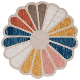 Safavieh Novelty 5'-0" x 5'-0" Rug in Beige / Blue