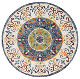 Safavieh Novelty 3'-0" x 3'-0" Rug in Blue / Ivory