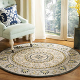 Safavieh Novelty 5'-0" x 5'-0" Rug in Ivory / Grey