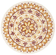 Safavieh Novelty 4'-0" x 4'-0" Rug in Ivory / Gold