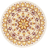 Safavieh Novelty 6'-0" x 6'-0" Rug in Ivory / Gold