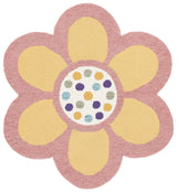 Safavieh Novelty 5'-0" x 5'-0" Rug in Pink / Yellow