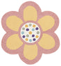 Safavieh Novelty 5'-0" x 5'-0" Rug in Pink / Yellow