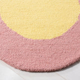 Safavieh Novelty 6'-0" x 6'-0" Rug in Pink / Yellow