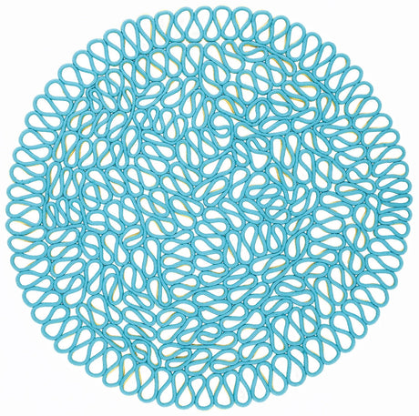 Safavieh Novelty 4'-0" x 4'-0" Rug in Yellow / Blue