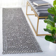 Safavieh Novelty 2'-3" x 8'-0" Rug in Black / Ivory