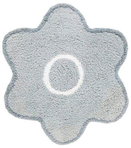Safavieh Novelty 3'-0" x 3'-0" Rug in Light Grey / Ivory