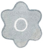 Safavieh Novelty 3'-0" x 3'-0" Rug in Light Grey / Ivory
