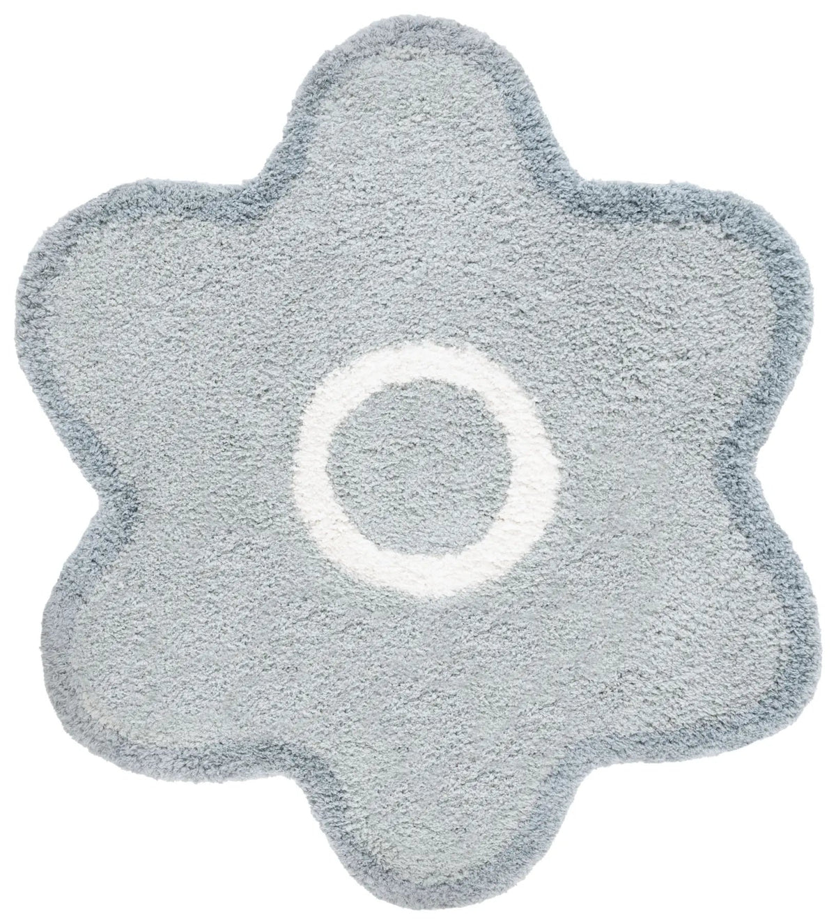 Safavieh Novelty 5'-0" x 5'-0" Rug in Light Grey / Ivory