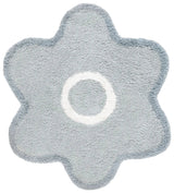Safavieh Novelty 5'-0" x 5'-0" Rug in Light Grey / Ivory