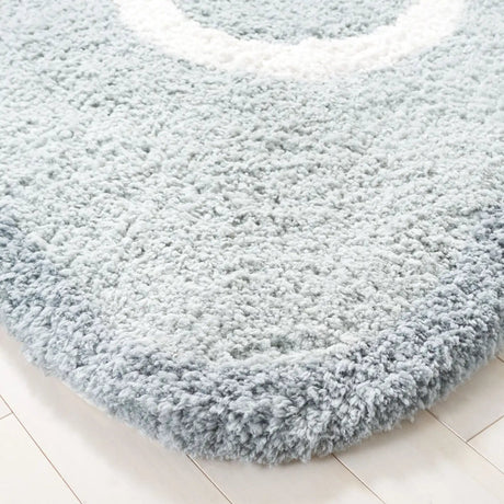 Safavieh Novelty 5'-0" x 5'-0" Rug in Light Grey / Ivory