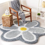 Safavieh Novelty 6'-0" x 6'-0" Rug in Ivory / Grey