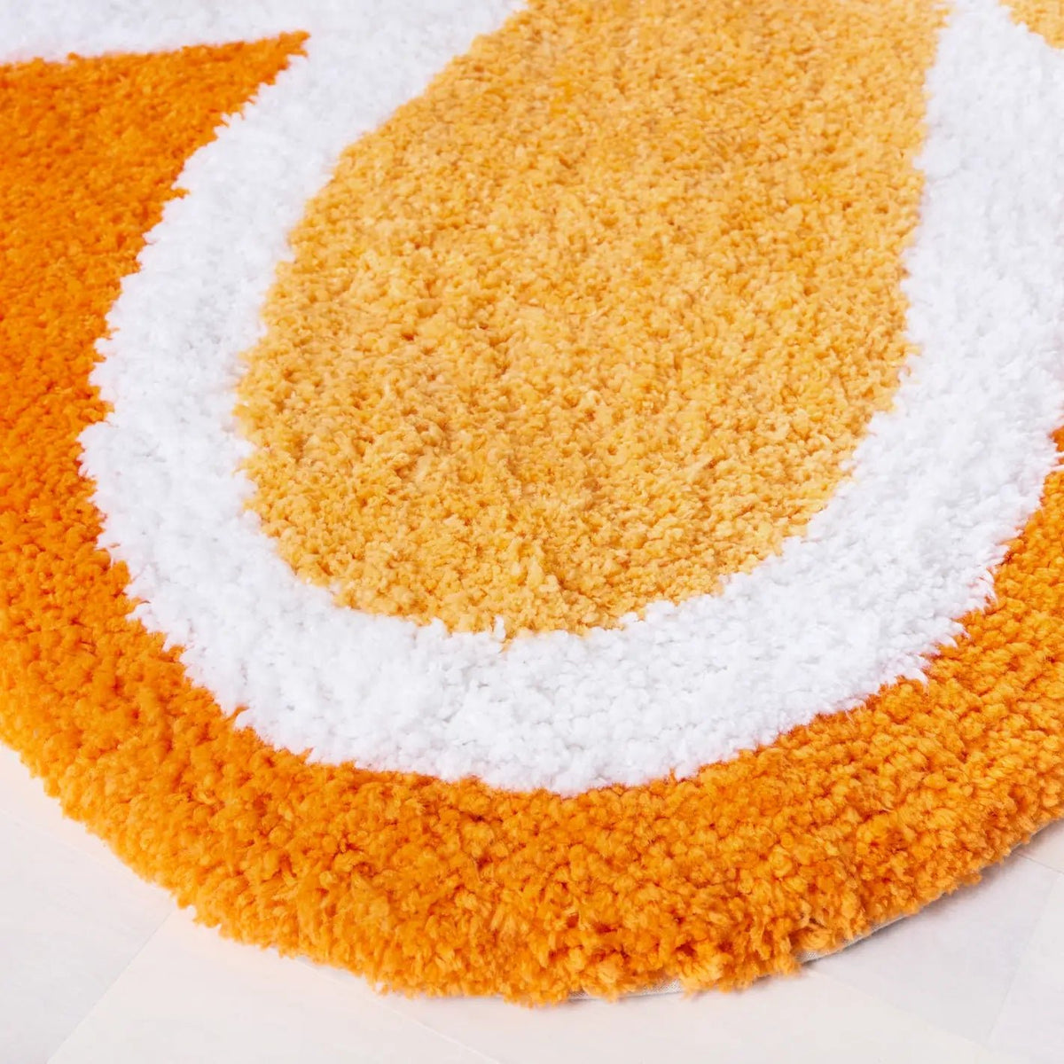 Safavieh Novelty 6'-0" x 6'-0" Rug in Ivory / Orange
