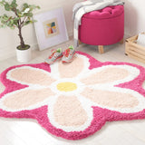 Safavieh Novelty 5'-0" x 5'-0" Rug in Ivory / Pink