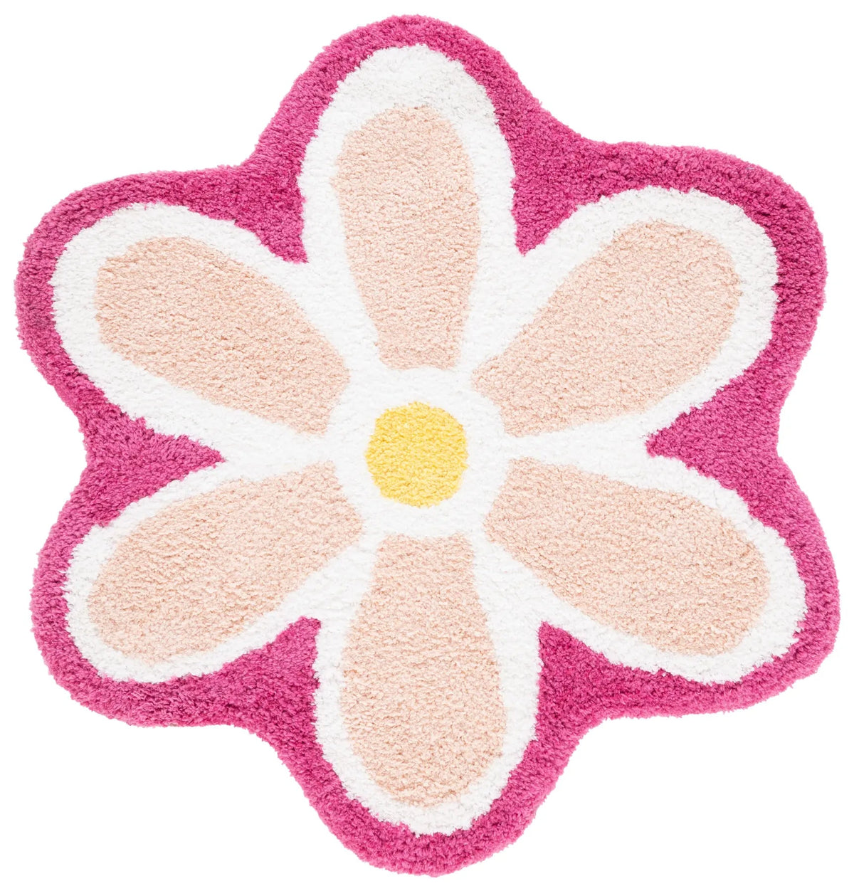 Safavieh Novelty 5'-0" x 5'-0" Rug in Ivory / Pink