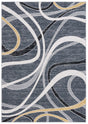 Safavieh Odyssey Ody812Z Black/Grey Gold Rug.