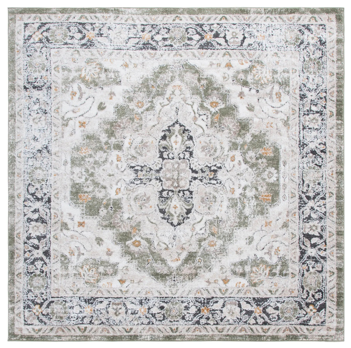 Safavieh Opal 6'-7" x 6'-7" Rug in Green / Beige