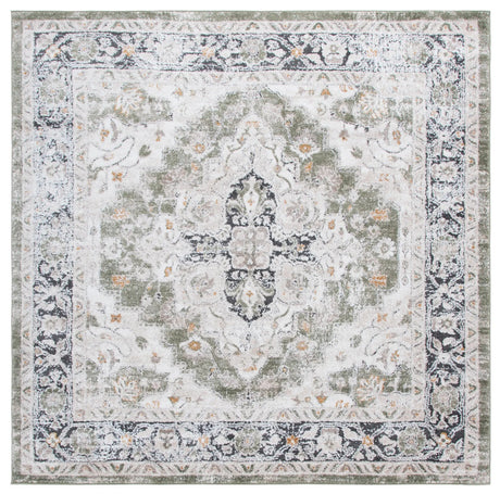 Safavieh Opal 6'-7" x 6'-7" Rug in Green / Beige