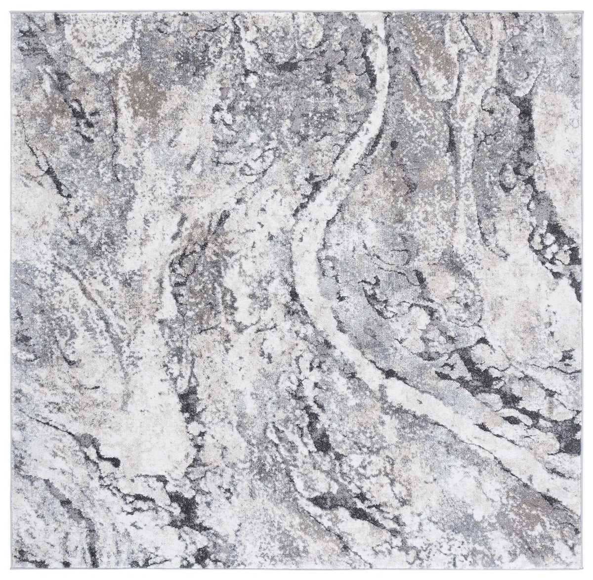 Safavieh Opal 6'-7" x 6'-7" Rug in Beige / Grey