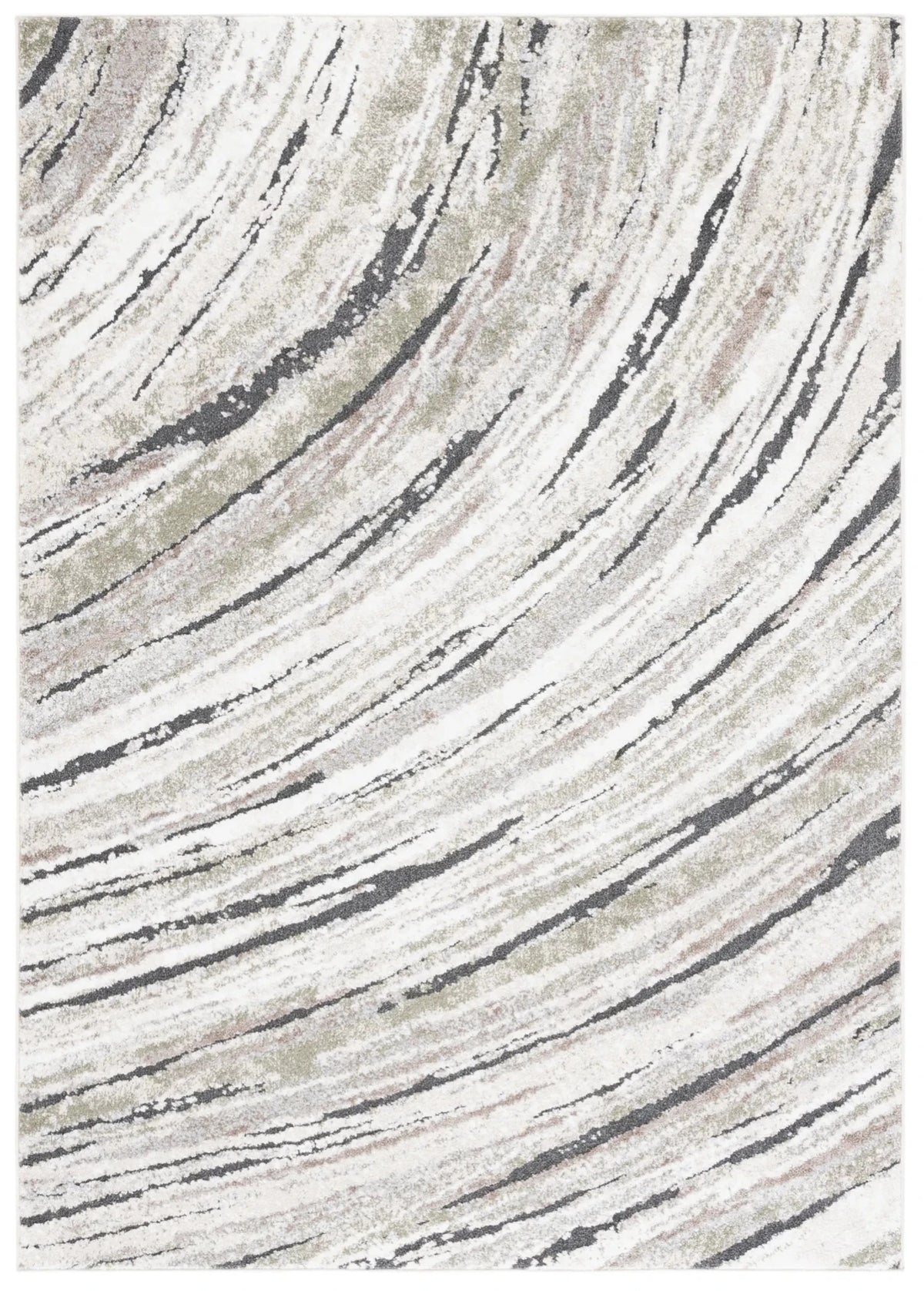 Safavieh Opal 4'-0" x 6'-0" Rug in Green / Grey Ivory