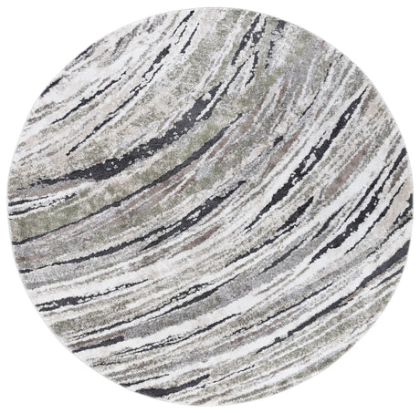 Safavieh Opal 6'-7" x 6'-7" Rug in Green / Grey Ivory