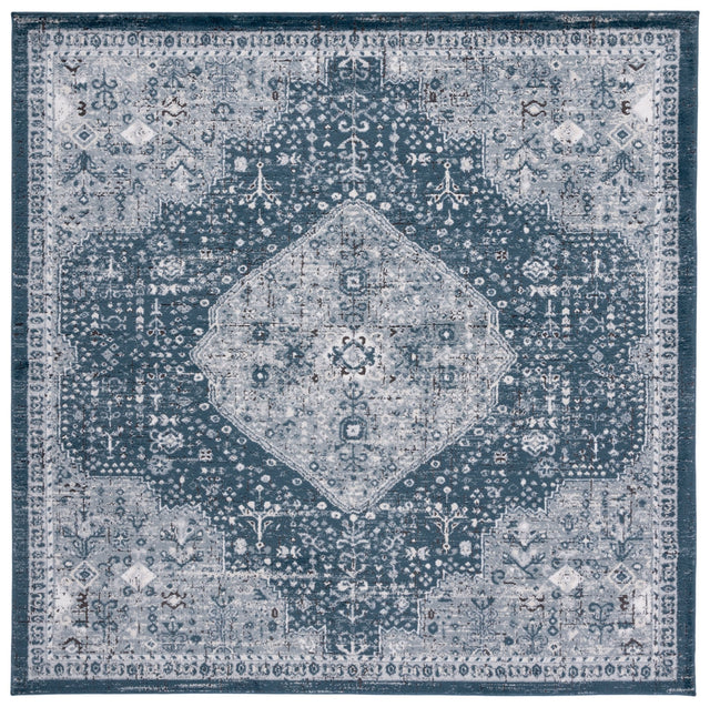Safavieh Oregon Ore858N Navy/Ivory Rug.
