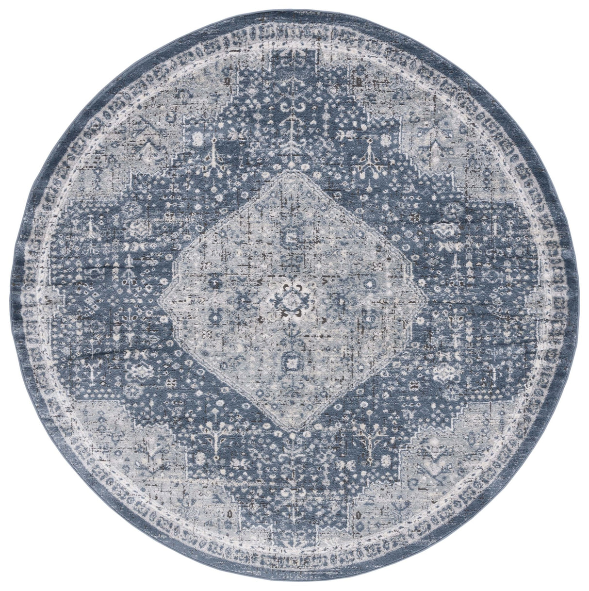 Safavieh Oregon Ore858N Navy/Ivory Rug.