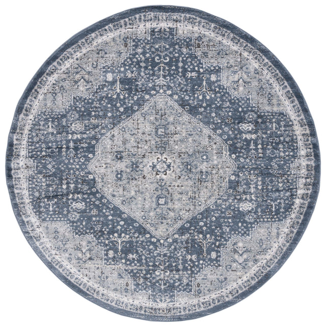 Safavieh Oregon Ore858N Navy/Ivory Rug.
