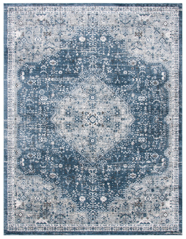 Safavieh Oregon Ore858N Navy/Ivory Rug.