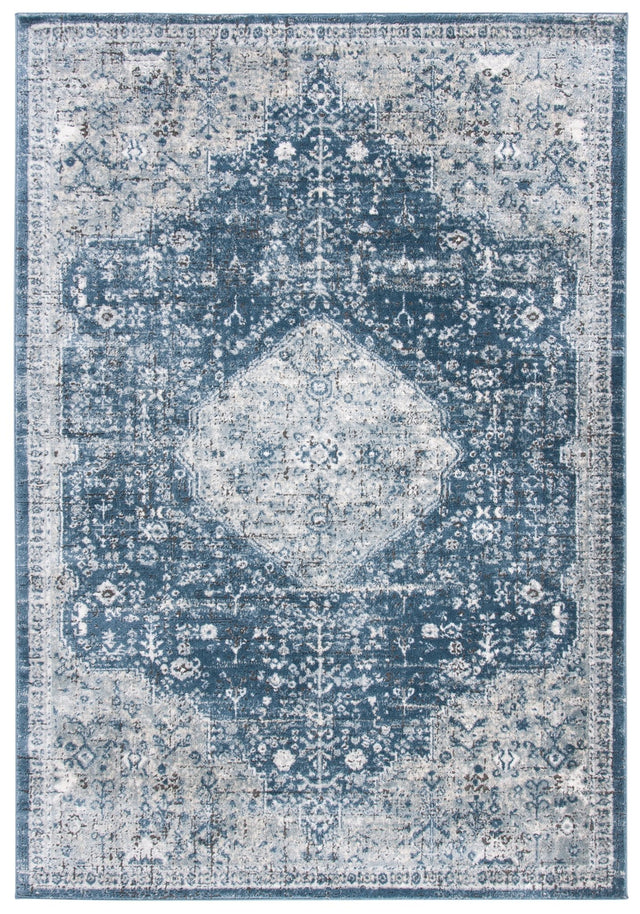 Safavieh Oregon Ore858N Navy/Ivory Rug.