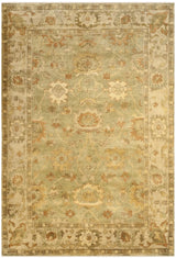 Safavieh Oushak 6'-0" x 9'-0" Rug in Green / Beige