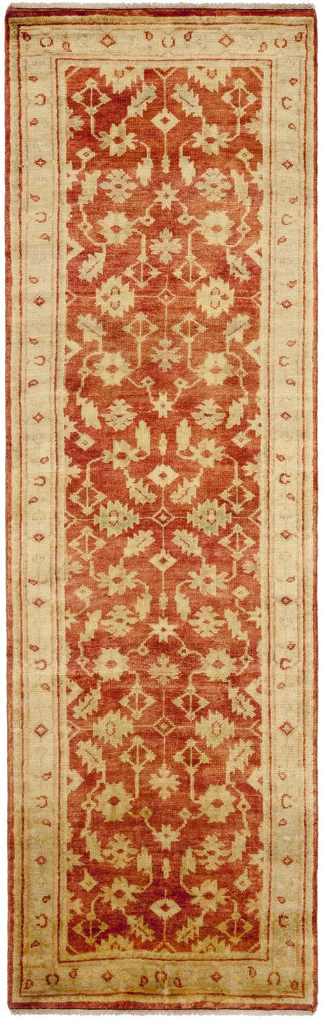 Safavieh Oushak 3'-0" x 10'-0" Rug in Rust / Ivory