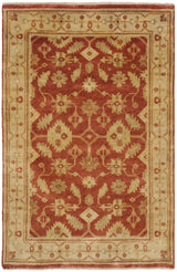 Safavieh Oushak 4'-0" x 6'-0" Rug in Rust / Ivory