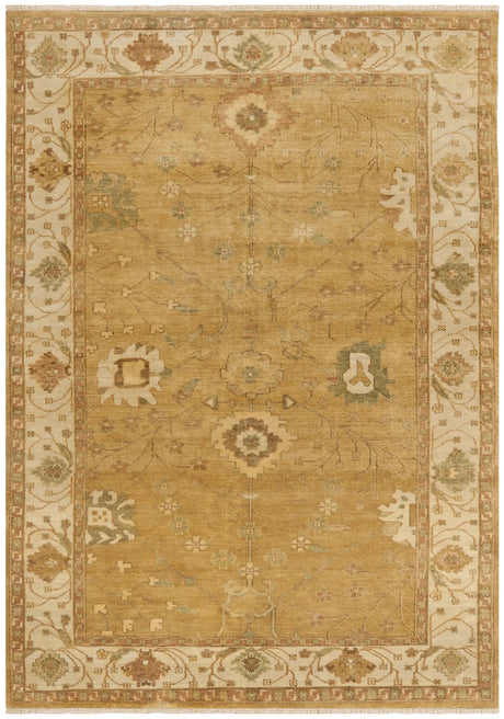 Safavieh Oushak 6'-0" x 9'-0" Rug in Gold / Ivory