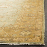 Safavieh Oushak 6'-0" x 9'-0" Rug in Light Blue / Gold