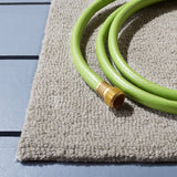 Safavieh Outdoor Micro-Loop Omp101F Grey Rug.
