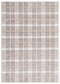 Safavieh Oxford Plaids 300 4'-0" x 6'-0" Rug in Light Grey / Grey
