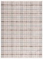 Safavieh Oxford Plaids 300 4'-0" x 6'-0" Rug in Grey / Beige