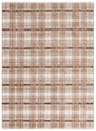 Safavieh Oxford Plaids 300 4'-0" x 6'-0" Rug in Beige / Brown