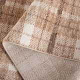 Safavieh Oxford Plaids 300 4'-0" x 6'-0" Rug in Beige / Brown