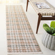 Safavieh Oxford Plaids 300 2'-0" x 8'-0" Rug in Beige / Green