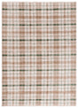 Safavieh Oxford Plaids 300 4'-0" x 6'-0" Rug in Beige / Green