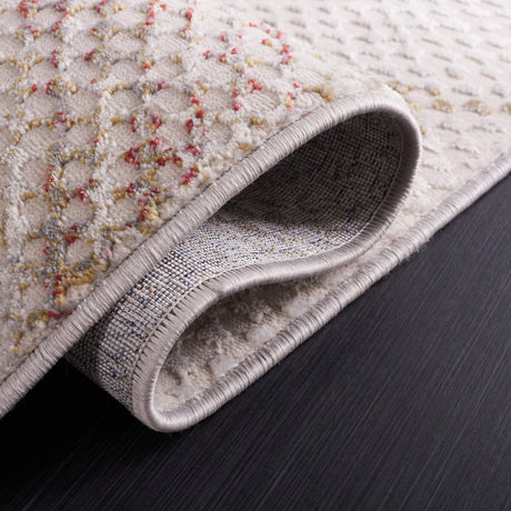 Safavieh Palma Pam324F Light Grey/Red Rug.