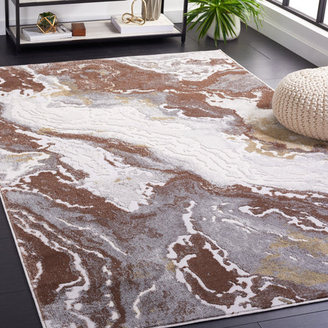 Safavieh Palma Pam348B Beige/Brown Rug.