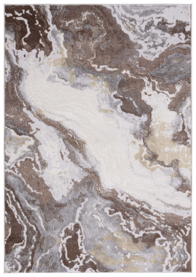 Safavieh Palma Pam348B Beige/Brown Rug.