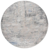 Safavieh Palma 6'-7" x 6'-7" Rug in Grey / Teal