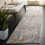Safavieh Palma 2'-2" x 9'-0" Rug in Grey / Gold