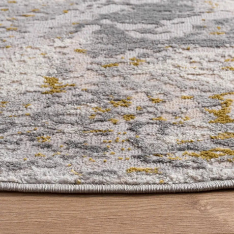 Safavieh Palma 6'-7" x 6'-7" Rug in Grey / Gold
